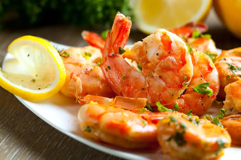 Waldivan - Restaurant - gebratene Garnelen